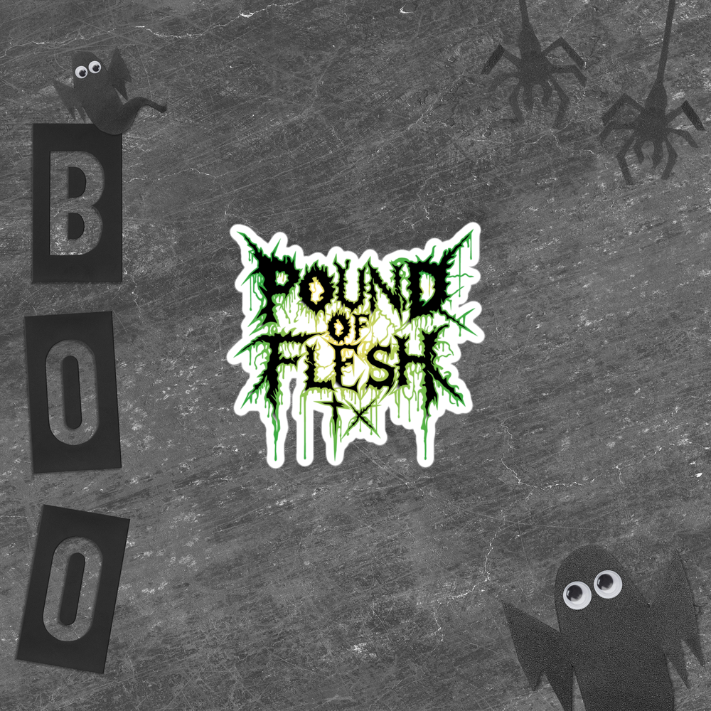 Pound Of Flesh TX Logo sticker